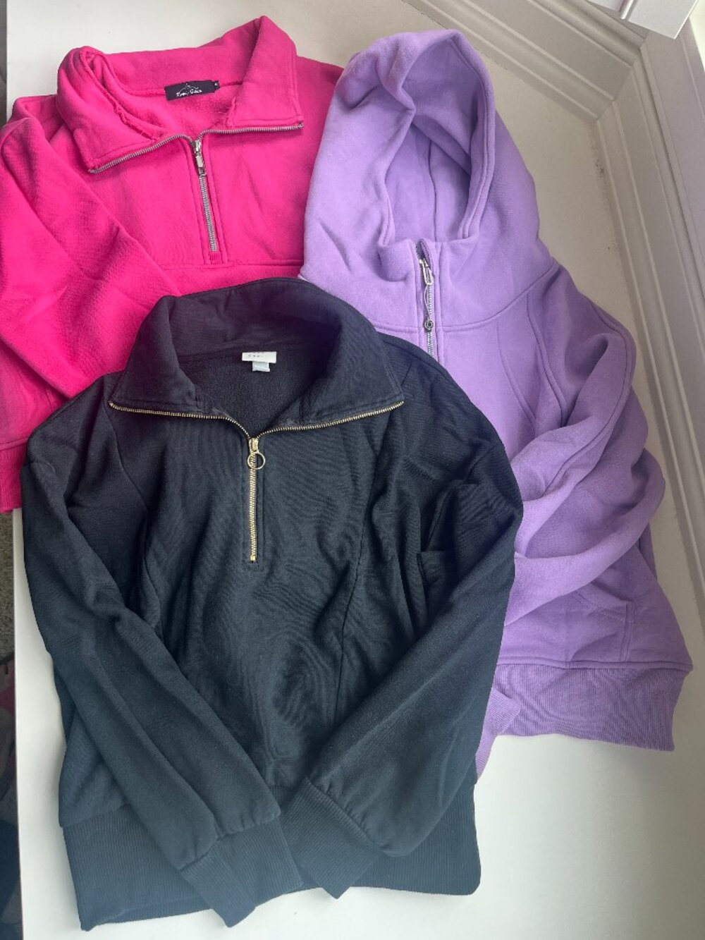Women’s Quarter Zip Sweatshirt Bundle Size Small